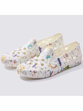 (RARE) VANS • No-Comply x Daniel Johnston Slip-On Trek Slippers, 7